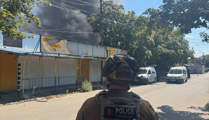 Россияне обстреляли из 