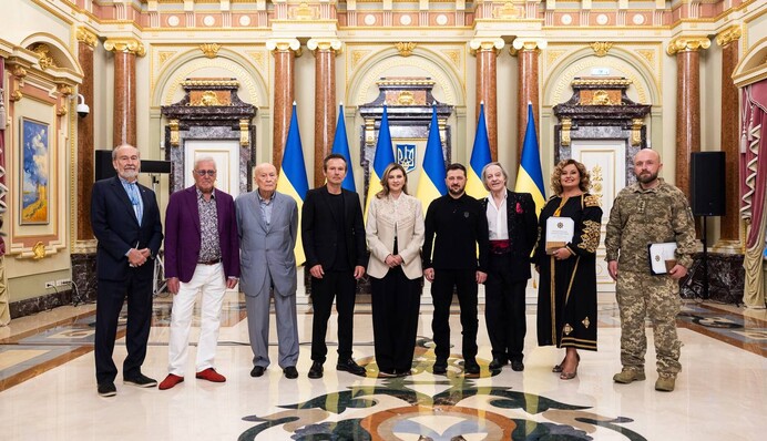 Зеленський вручив відзнаки «Національна легенда України»