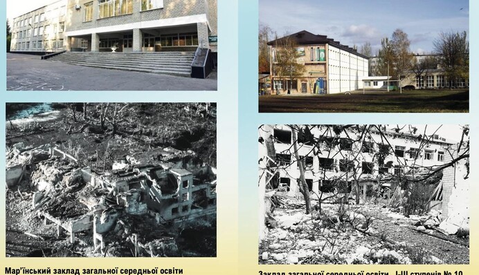 На Донеччині від атак росіян пошкоджень зазнали 904 заклади освіти