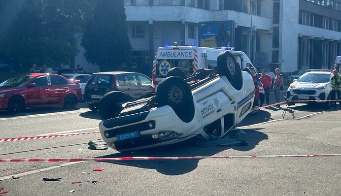 В Киеве произошло смертельное ДТП с участием полиции – погиб правоохранитель