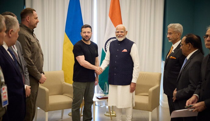 В Индии сделали заявление о прекращении войны в Украине после разговора Зеленского с Моди