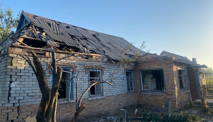 В результате обстрелов Днепропетровской области пострадали два человека