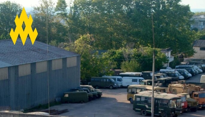 Под Севастополем партизаны обнаружили свалку испорченной военной техники россиян