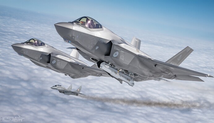 У Польщі заступили до патрулювання нідерландські винищувачі F-35