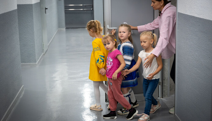 На Херсонщині відкрили дві підземні школи для майже 1000 дітей