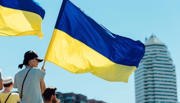 В Кропивницком мужчина надругался над флагом Украины: его задержали