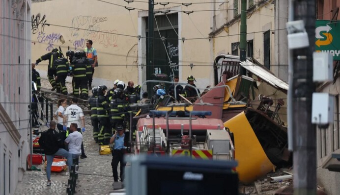 Аварія фунікулера у Лісабоні могла трапитись через розрив тросу