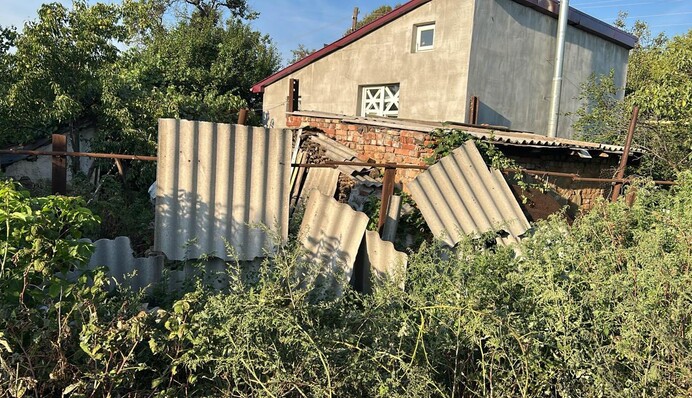 Оккупанты атаковали Славянск БПЛА «Молния-2»