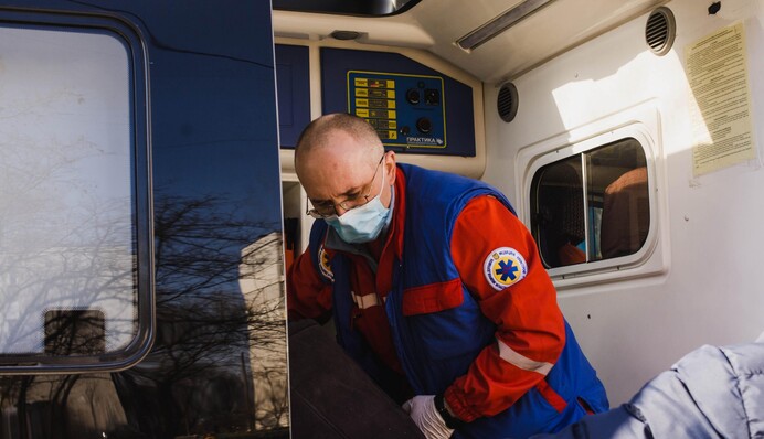 В Виннице во время ракетной атаки пострадал мужчина