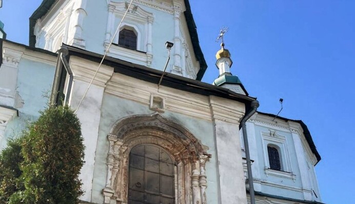 У Сумах російський безпілотник влучив у Свято-Воскресенський собор