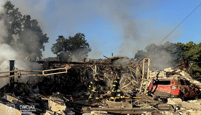 Атака БПЛА на Сумы – спасатели обнаружили тело погибшего охранника