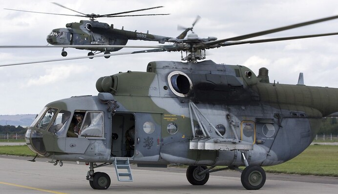 Чехія відправила три вертольоти Мі-171Š для захисту Польщі