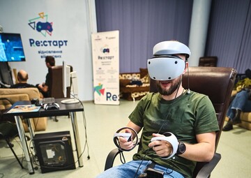 Project Re:start: VR Rehabilitation Spaces Already Operating in 5 Ukrainian Cities