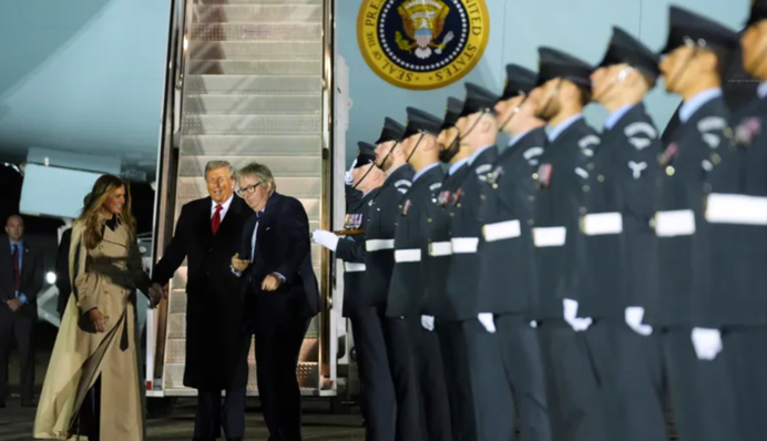 Трамп прибыл в Великобританию со вторым государственным визитом