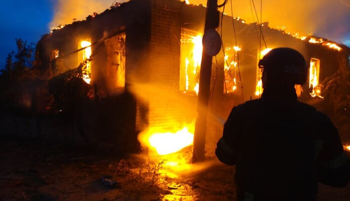 В результате атаки на Днепропетровскую область повреждена инфраструктура и газопровод