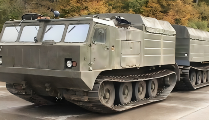 ГУР подловило российский тягач «Витязь» на Тендровской косе