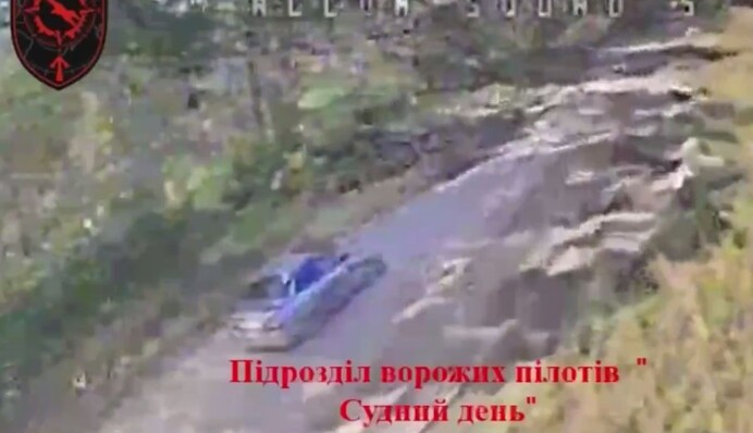 На Вовчанському напрямку бійці ЗСУ знищили авто елітного підрозділу РФ "Судний день"