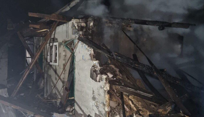 Росіяни атакували Дніпропетровщину, сталася пожежа, є пошкодження