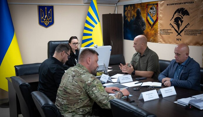 Свириденко зустрілася із командуванням підрозділів на Донецькому напрямку