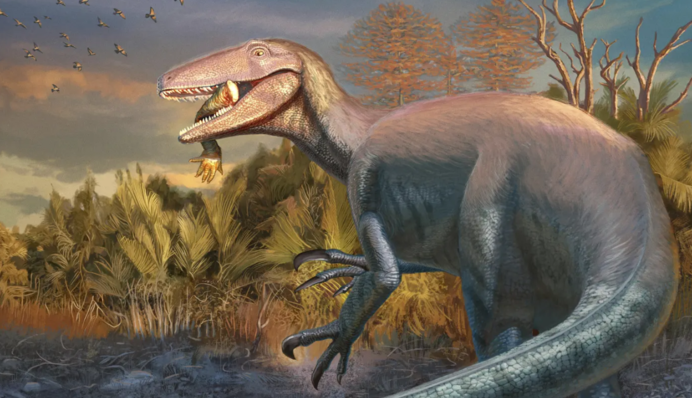 Ученые обнаружили неизвестного ранее динозавра: умер, обедая крокодилом