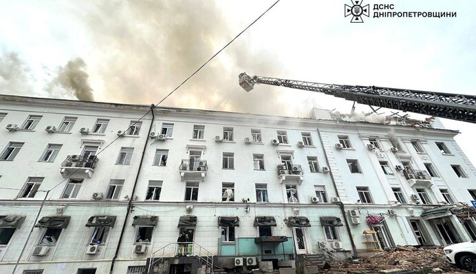 У Дніпрі зросла кількість постраждалих після атаки росіян по середмістю