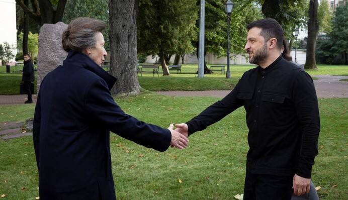 Киев посетила сестра короля Великобритании Чарльза – принцесса Анна