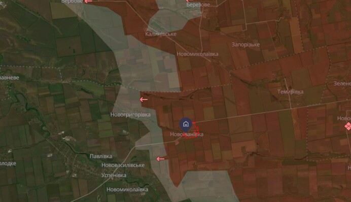 Війська РФ просунулися на Дніпропетровщині та Запоріжжі — DeepState