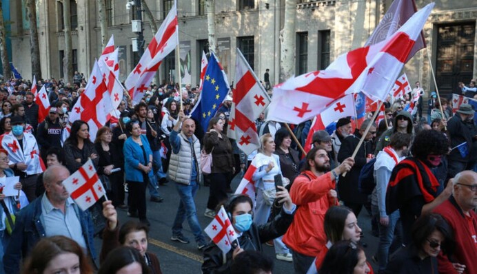 У Грузії затримали п’ятьох організаторів протестів