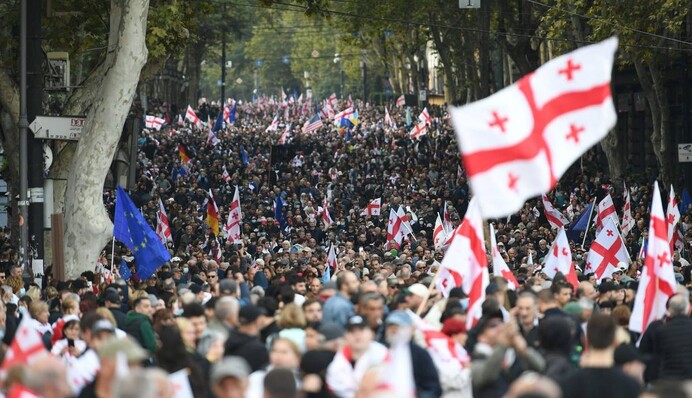 У Грузії затримали п’ятьох організаторів протестів у Тбілісі