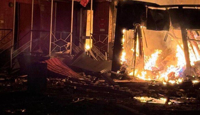 Окупанти знищили відділення Нової пошти на Донеччині: згоріли відправлення на загальну суму понад один млн грн