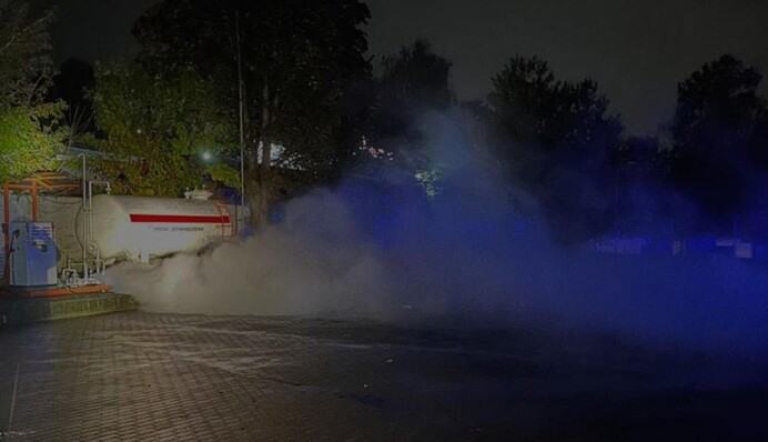 У Рівному стався витік газу на автозаправці