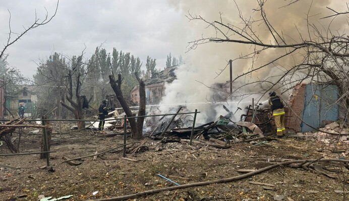 Росіяни скинули на Слов'янськ 2 авіабомби, 6 жителів поранені