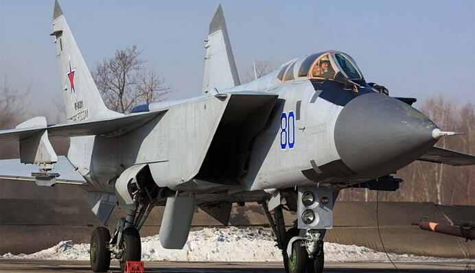 Самолет МиГ-31 потерпел крушение в Липецкой области РФ