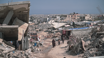 Тисячі палестинців повертаються до Гази після припинення вогню між Ізраїлем та ХАМАС