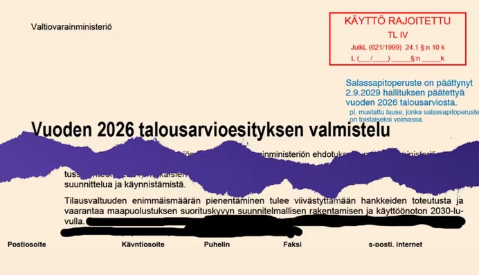Финское Министерство обороны случайно раскрыло журналистам секретные данные
