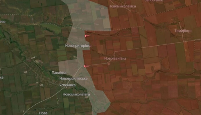 Російська армія просунулась на фронті у Запорізькій області — DeepState