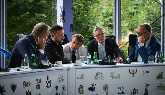 Поточна лінія зіткнення має стати відправною точкою під час перемовин — спільна заява Зеленського та лідерів Європи