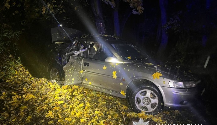 В Киевской области в результате ДТП с участием 15-летнего водителя погиб 14-летний подросток