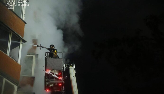 Число пострадавших в Киеве в результате атаки РФ возросло до 19, из них пятеро детей