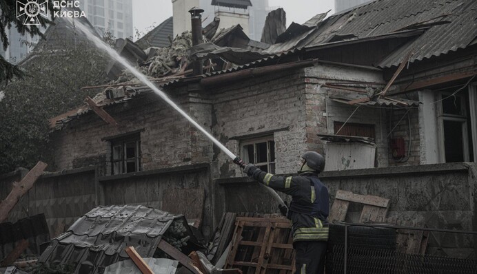 Число раненых в результате ночной атаки на Киев возросло до 25 человек, среди них 5 детей