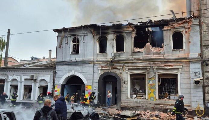 Внаслідок атаки РФ по дитсадку у Харкові загинула людина, зросла кількість постраждалих