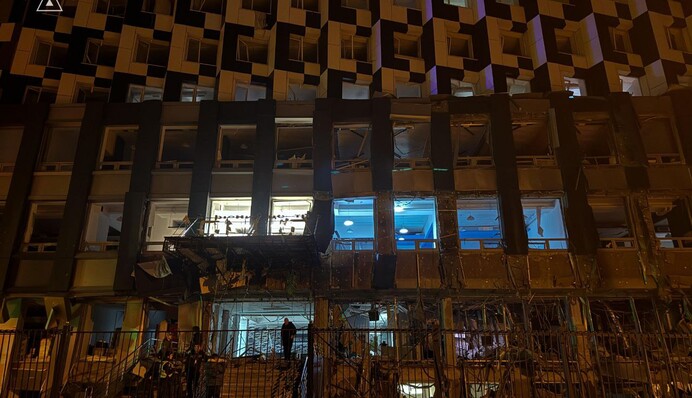 Нічна атака безпілотників на Київ – 7  постраждалих, пошкоджено будинки