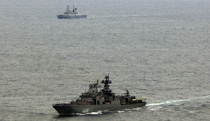 Великобритания перехватила российский военный корабль в Северном море по приказу НАТО