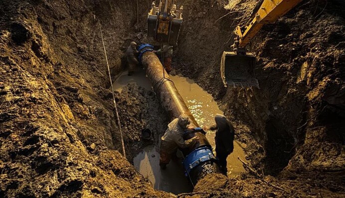 Во Львове произошла масштабная авария на водопроводе: без воды около 50 тыс. человек