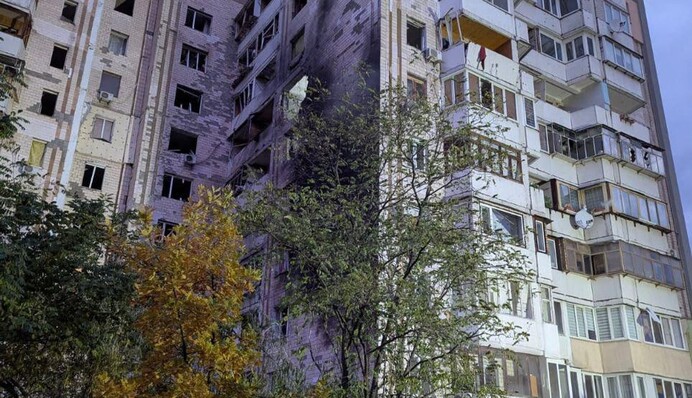 Зросла кількість постраждалих внаслідок нічної атаки росіян на Київ