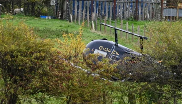 В Британии упал вертолет: погиб мужчина, травмированы еще три человека