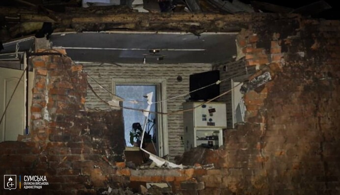 На Сумщині через обстріли РФ загинув чоловік, ще двоє поранені