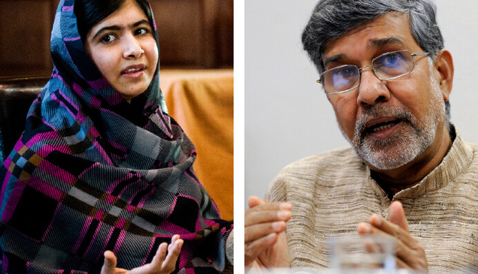 Нобелевскую премию мира получили борцы за права детей