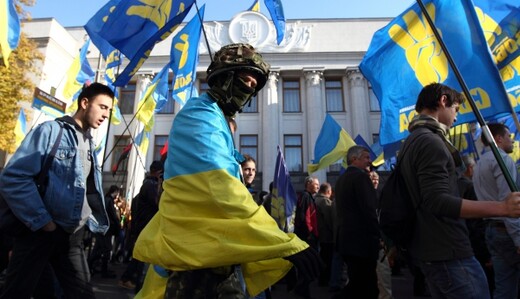 Парламент отпугнули маршем