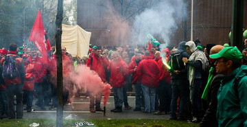 В Бельгии протесты привели к арестам